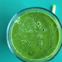 Mega Green Smoothie · This is a culmination formulation of the best raw green delight full of phytonutrients, mine...