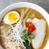 Nara Miso Ramen · Favorite. Miso ramen is flavored with soybean paste (miso) resulting in a thick, brown soup ...
