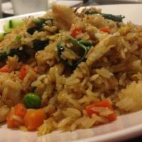 Thai Basil Fried Rice · Hot and spicy.