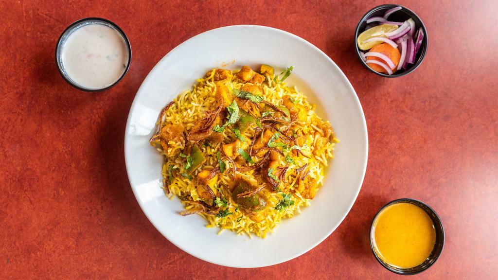 Special Biryani - Paneer · Paneer cooked in basmati rice with special herbs and spices