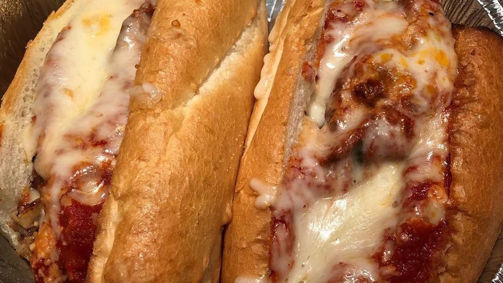 Chicken Parmesan Hero (Best Seller) · Golden fried chicken cutlets in tomato sauce with melted mozzarella on italian bread