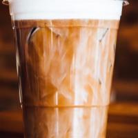 Iced Latte · Creamy and delicious, our iced latte includes 2 (count em') - TWO shots of espresso and your...