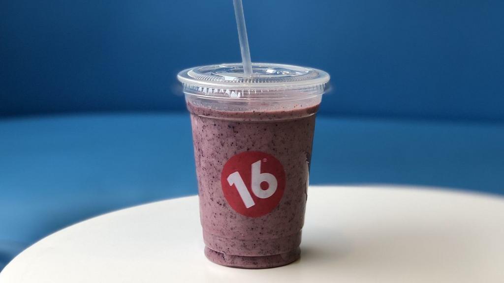 Brr Berry · Made with strawberries, blueberries, and raspberries.