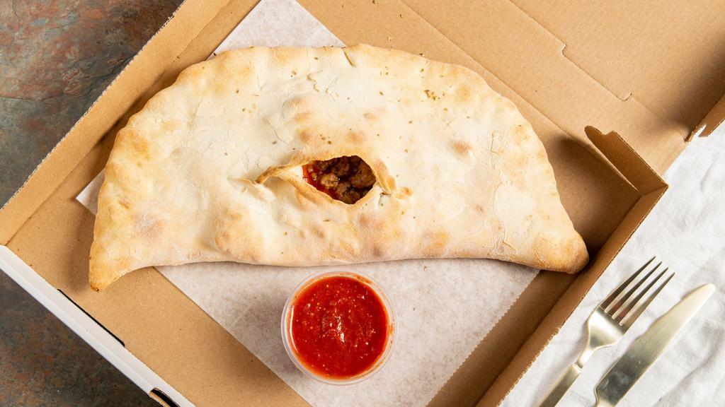 Calzone · Filled with mozzarella and ricotta.