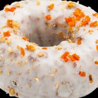Carrot Cake · Fresh carrots, raisins, walnuts & spices in the dough & a cream cheese filling