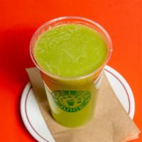 Sweet Greens Fresh Juice · Spinach, kale, lemon, pineapple, green apple, watermelon.