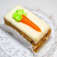 Carrot Slice · Slice of carrot cake.