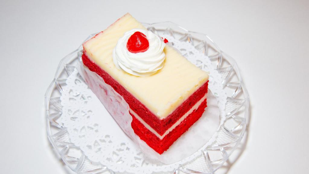 Red Velvet Cake Slice · 