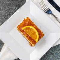 Portokalopita · Greek traditional homemade orange pie.