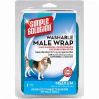 Simple Solution Washable Male Wrap Medium Weight 15 - 45 Lb · Medium.