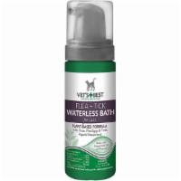 Vets Best Flea & Tick Waterless Bath For Cats Plant - Based Formula With Peppermint Oil & Eugenol · 5 oz.
