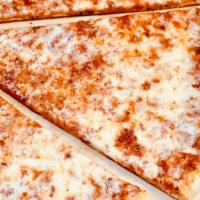 Cheese (Slice) · Light thin crust baked in our fresh all-natural homemade tomato sauce, the finest Mozzarella...
