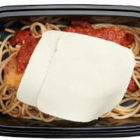 Chicken Parm · An all-natural chicken breast coated with gluten-free breadcrumbs and baked to perfection, t...