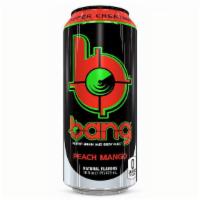 Bang Energy Drink, Peach Mango, 16Oz · BANG® is not your stereotypical high sugar, life-sucking soda masquerading as an energy drin...