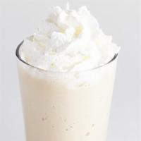 Frappe · Espresso, milk, vanilla ice cream, and whipped cream. A sweetwaters' classic.