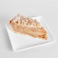 Pie-The Big Apple · Layers of tart apples, cinnamon and sugar stacked on top of a flaky pie crust.  Topped with ...