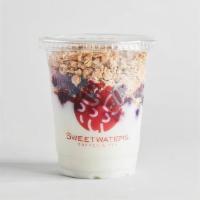Mixed Berry Parfait · Vanilla yogurt, mixed berries, and granola