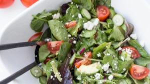 Garden Salad · Iceberg lettuce, vine ripe tomatoes, cucumbers, olives, Bermuda onions, carrots and Italian ...