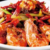 Hot & Spicy Shrimp · Hot and spicy.