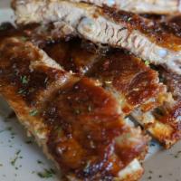 Bbq Ribs · Served with choice of two sides.