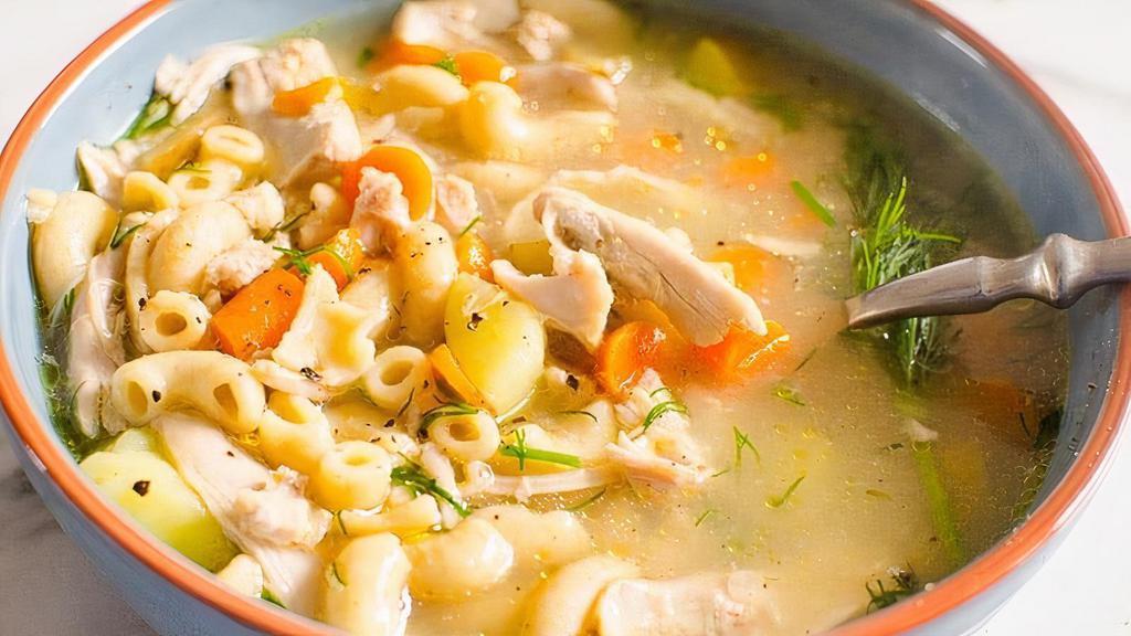 Chicken Noodle 16Oz · Hearty chicken noodle soup