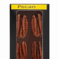 Dark Chocolate Mini Bar - Pecan · Kosher, vegan, gluten free. Kosher parve • vegan • gluten-free.

56% pure dark belgian choco...
