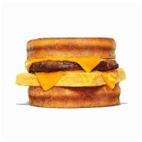 Cheesy Sausage And Egg Breakfast Melt · 