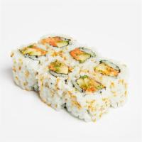 Spicy Salmon Roll · Spicy salmon with sushi rice wrapped in nori.