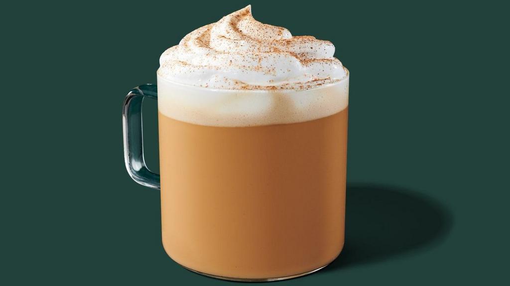 Pumpkin Spice Latte · Our signature espresso and steamed milk with the celebrated flavor combination of pumpkin, cinnamon, nutmeg and clove. Enjoy it topped with whipped cream and real pumpkin pie spices.