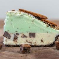 Mint Chocolate Brownie · Ice cream: mint chocolate chip & fudge brownie, curst: oreo cookie, topping: mint chocolate ...