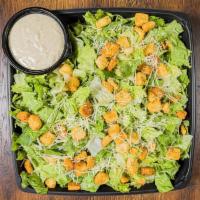 Party Platter Caesar Salad · Shredded Parmesan, croutons, crisp romaine, Caesar dressing