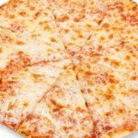 Gluten Free Cheese Pizza · Gluten free crust 12” pizza with mozzarella, 8 slices. Not prepared in a gluten-free facility.