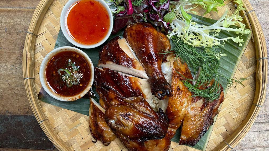 Gai Yang - Grilled Chicken · esan style grilled amish chicken, sweet chili and jeaw sauce