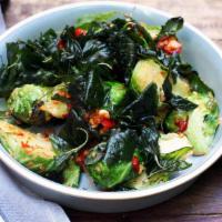 Kanang Pad Krapow - Brussel Sprouts · brussel sprouts, holy basil, chilies