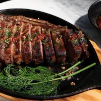 Nua Yang - Ny Strip · marinated bone-in ny strip steak, tamarind sauce
only available after 4PM
