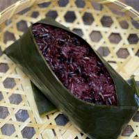Purple Sticky Rice · butterfly pea blossom infused