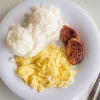 Mini Breakfast Special · 2 eggs and choose starch: pancakes (2 pieces), rice, toast, or home fries and choose a meat:...