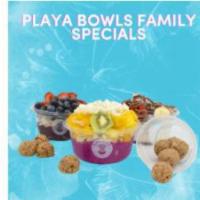 3 Bowls & 3 Packs Playa Protein Bites · Includes 3 Bowls and 3 Packs Playa Protein Bites