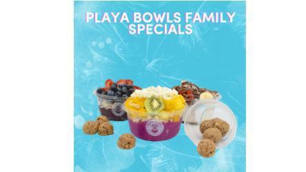 3 Bowls & 3 Packs Playa Protein Bites · Includes 3 Bowls and 3 Packs Playa Protein Bites