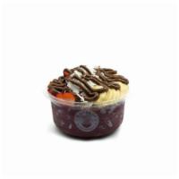 Nutella · Pure Acai Topped with Blueberry Flax Granola, Banana, Strawberry, Coconut Flakes, Nutella Dr...