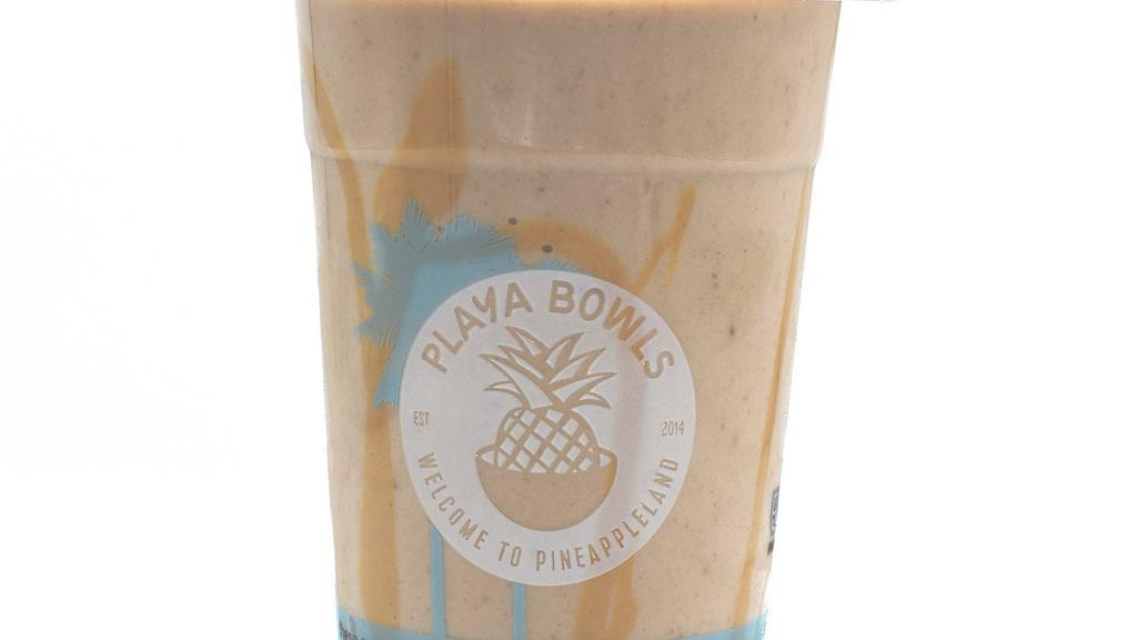 Dolce Smoothie · Banana, chocolate protein, peanut butter, and coconut milk.
