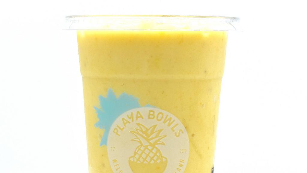 Aloha Smoothie · Banana, mango, pineapple, and coconut milk.