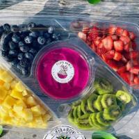 Playa Bowls Fruit Tray · Bring Playa Bowls home! Enjoy our fresh fruit tray with a base of your choice.