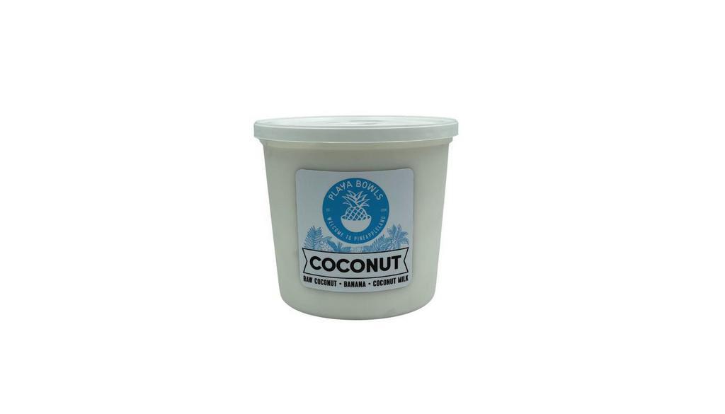 1/2 Gallon Tub - Coconut · If a tropical island was a Playa Bowls base, it would be the coconut one! You cannot go wrong with a 1/2 gallon tub of this deliciousness.