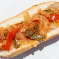 Sweet Works Dog · Mustard, Kraut, & Sweet Onions on a Hot Dog