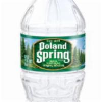 Water-Poland Spring · Wash down your food with some water. It’s good for you.