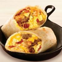 Boss Burrito - (Bacon, Sausage, Porkroll And Egg) · 