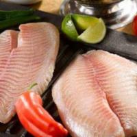 Tilapia Fillet - 8 Oz Avg · Tilapia is a medium-firm fish with a mild sweet taste and flaky texture, with no “fishy” tas...