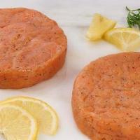 Faroe Islands Salmon Burgers, Frozen - 2 X 5 Oz · Our salmon burgers are made with rich and buttery Faroe Islands Salmon. These mild and delic...