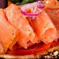 Blue Hill Bay Smoked Salmon - 4 Oz · Blue hill bay smoked salmon is exactly what you want in a smoked salmon: buttery and silky, ...